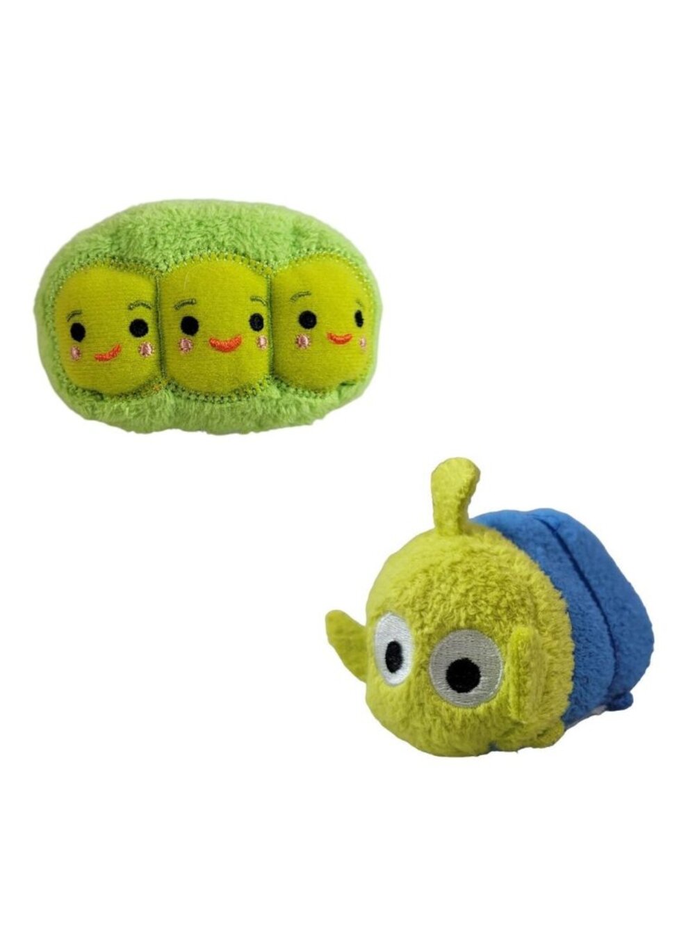 Disney Mini Tsum Tsum Toy Story Plush x2 Three Peas in a Pod Little Green Men